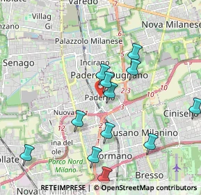 Mappa Corte delle Rondini, 20037 Paderno Dugnano MI, Italia (2.31071)