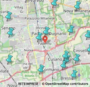 Mappa Corte delle Rondini, 20037 Paderno Dugnano MI, Italia (3.07)