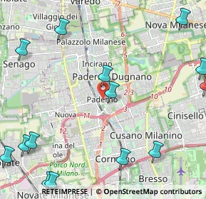 Mappa Corte delle Rondini, 20037 Paderno Dugnano MI, Italia (3.194)