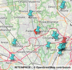 Mappa Corte delle Rondini, 20037 Paderno Dugnano MI, Italia (5.59313)