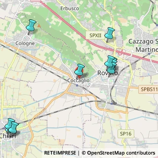 Mappa Via Pietro Maroncelli, 25030 Coccaglio BS, Italia (2.83833)