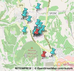 Mappa Via Galvani, 37010 Affi VR, Italia (0.556)