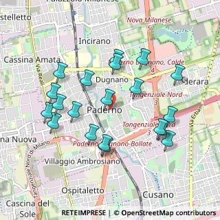 Mappa Via Fante D'Italia, 20037 Paderno Dugnano MI, Italia (0.955)