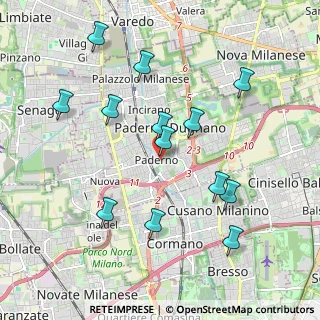 Mappa Via Fante D'Italia, 20037 Paderno Dugnano MI, Italia (2.00538)