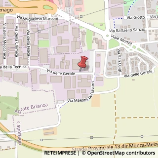 Mappa Via delle Gerole, 26, 20867 Caponago, Monza e Brianza (Lombardia)