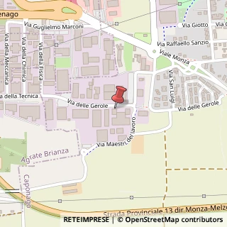 Mappa Via delle Gerole, 7A, 20867 Caponago, Monza e Brianza (Lombardia)