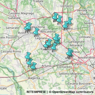 Mappa Via Mentana, 20015 Parabiago MI, Italia (7.10722)