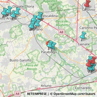Mappa Via Mentana, 20015 Parabiago MI, Italia (6.512)