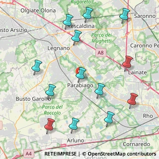 Mappa Via Mentana, 20015 Parabiago MI, Italia (5.00077)