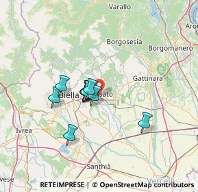 Mappa Viale Paietta, 13836 Cossato BI, Italia (9.01818)