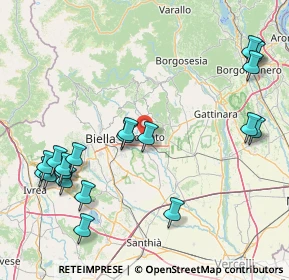 Mappa Viale Paietta, 13836 Cossato BI, Italia (20.25)