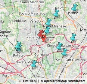 Mappa Via Concordia, 20037 Paderno Dugnano MI, Italia (4.04909)