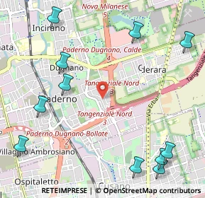 Mappa Via Concordia, 20037 Paderno Dugnano MI, Italia (1.48727)