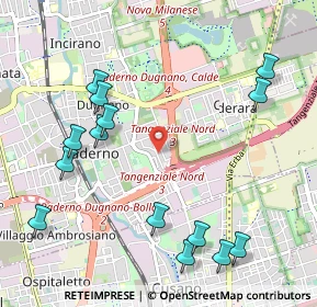 Mappa Via Concordia, 20037 Paderno Dugnano MI, Italia (1.25)