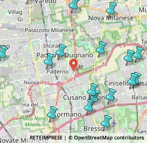 Mappa Via Concordia, 20037 Paderno Dugnano MI, Italia (2.888)