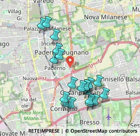 Mappa Via Concordia, 20037 Paderno Dugnano MI, Italia (1.916)