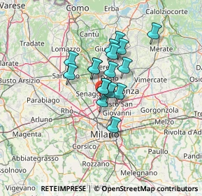 Mappa Via Concordia, 20037 Paderno Dugnano MI, Italia (8.64176)