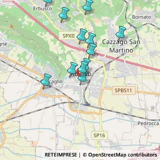 Mappa Largo Paolo VI, 25038 Rovato BS, Italia (1.83333)