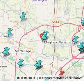 Mappa SP 39, 30037 Scorzè VE, Italia (6.281)