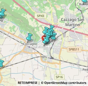 Mappa Via Cesare Beccaria, 25038 Rovato BS, Italia (2.13667)