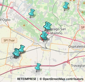 Mappa Via Cesare Beccaria, 25038 Rovato BS, Italia (4.03857)