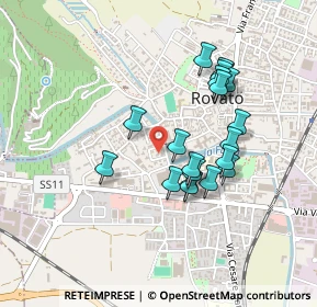 Mappa Via Cesare Beccaria, 25038 Rovato BS, Italia (0.3915)