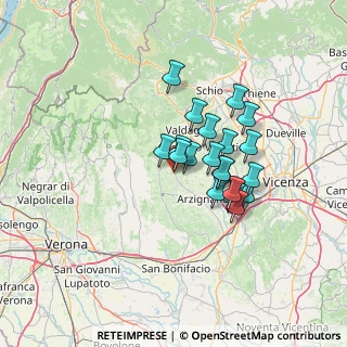 Mappa Via Lazio, 36072 Chiampo VI, Italia (10.0705)