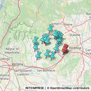 Mappa Via Lazio, 36072 Chiampo VI, Italia (9.618)