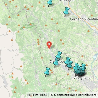 Mappa Via Lazio, 36072 Chiampo VI, Italia (6.1995)