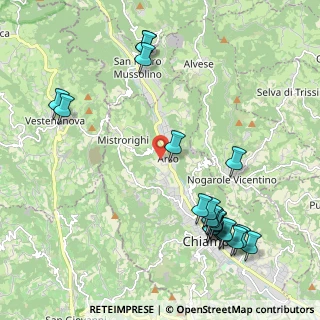 Mappa Via Lazio, 36072 Chiampo VI, Italia (2.536)