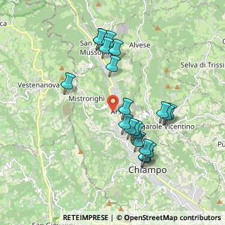 Mappa Via Lazio, 36072 Chiampo VI, Italia (1.8325)