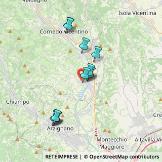 Mappa Via dei Gemo, 36070 Trissino VI, Italia (3.36917)