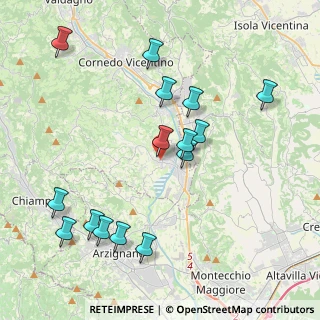 Mappa Via dei Gemo, 36070 Trissino VI, Italia (4.32467)