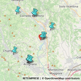 Mappa Via dei Gemo, 36070 Trissino VI, Italia (4.645)