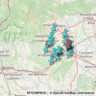 Mappa Via dei Gemo, 36070 Trissino VI, Italia (10.42)