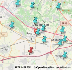 Mappa Via del Maglio, 25038 Rovato BS, Italia (4.68615)