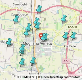 Mappa Via A. Vanzo, 31021 Mogliano Veneto TV, Italia (2.10647)