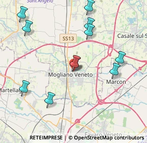 Mappa Via A. Vanzo, 31021 Mogliano Veneto TV, Italia (4.32182)
