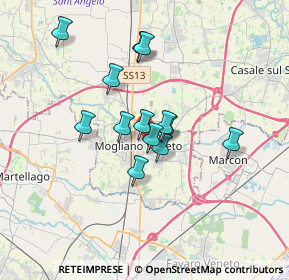 Mappa Via A. Vanzo, 31021 Mogliano Veneto TV, Italia (2.64538)
