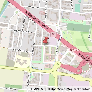 Mappa Via rossini gioacchino 6, 20020 Lainate, Milano (Lombardia)