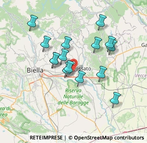 Mappa Cerreto BI IT, 13852 Quaregna BI, Italia (6.19867)