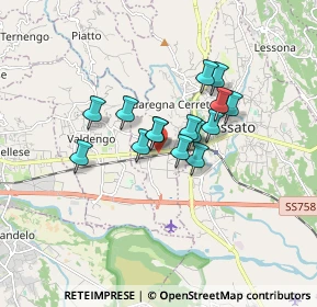 Mappa Via Quintino Sella, 13852 Quaregna BI, Italia (1.14)