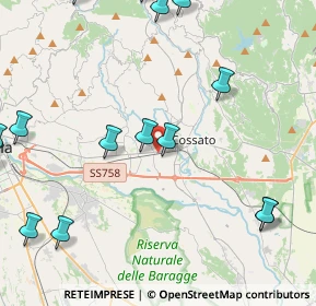 Mappa Via Quintino Sella, 13852 Quaregna BI, Italia (6.25167)