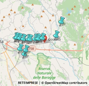 Mappa Cerreto BI IT, 13852 Quaregna BI, Italia (3.30563)