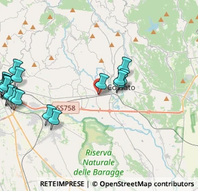 Mappa Via Quintino Sella, 13852 Quaregna BI, Italia (5.552)