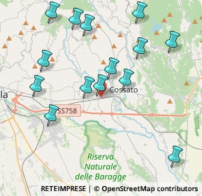 Mappa Cerreto BI IT, 13852 Quaregna BI, Italia (4.36786)