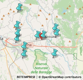 Mappa Via Quintino Sella, 13852 Quaregna BI, Italia (3.72273)