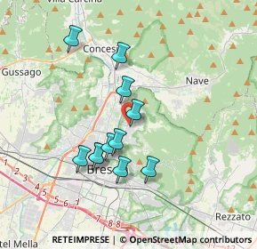 Mappa Viale Europa fr. n, 25133 Brescia BS, Italia (3.09091)