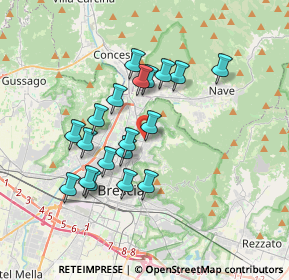 Mappa Viale Europa fr. n, 25133 Brescia BS, Italia (3.10211)