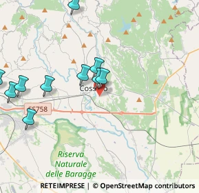 Mappa Regione Vercellotto, 13836 Cossato BI, Italia (4.66364)